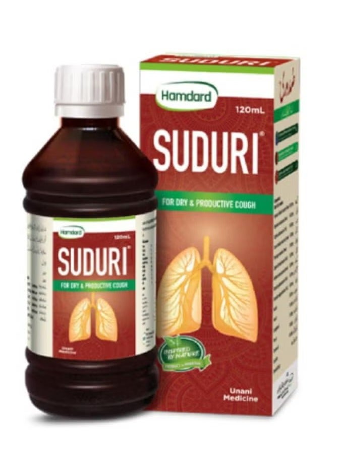 SUDURI (Hamdard) SYRUP For Dry & Productive Cough